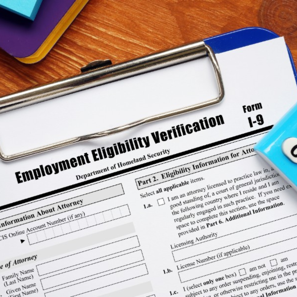 I9 Employment Eligibility Verification